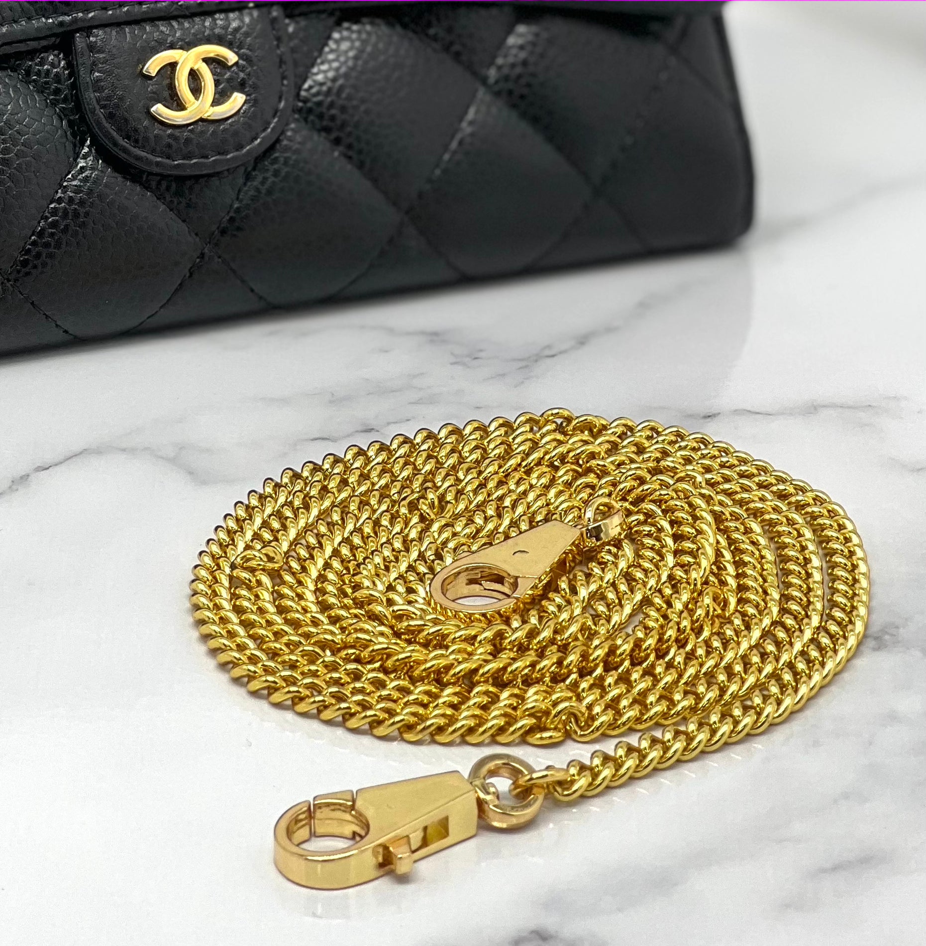 Metal Crossbody Bag Chain Strap - Small